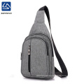 Simple and fashionable waterproof nylon sling mens backpack